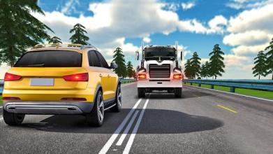 Highway City Traffic Racing Game截图4