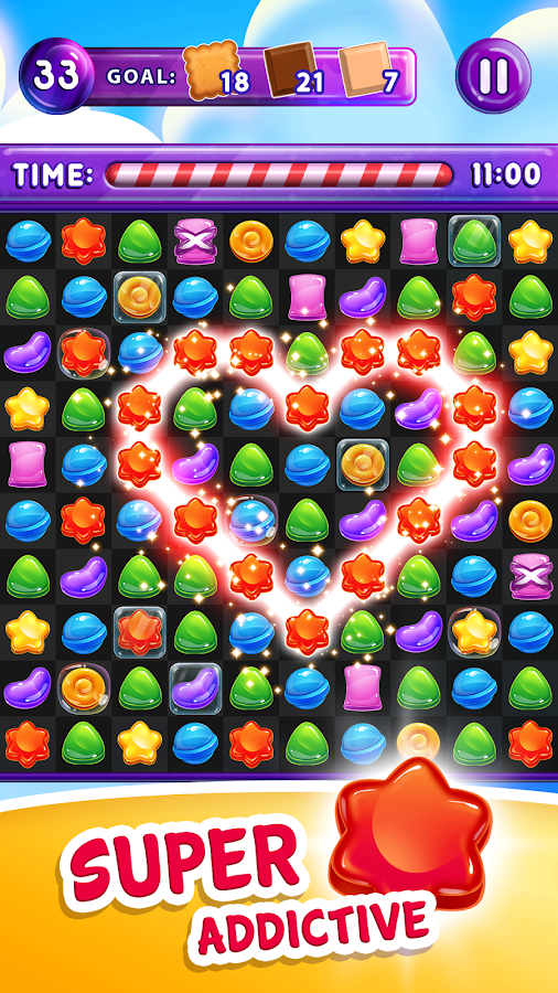 Candy Smash - Free Match 3 Puzzle Game截图3