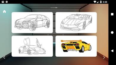 Italian Cars Coloring Book截图3