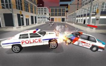 Highway Police Car Chase Adventure截图2