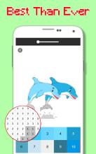 Dolphin And Friends Color By Number - Pixel Art截图3