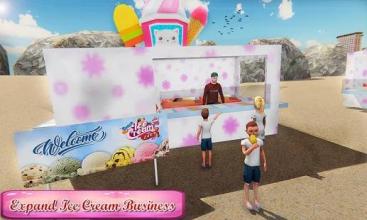 City Ice Cream Delivery Boy: Virtual Life Game 3D截图2