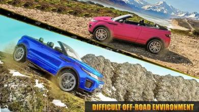 Offroad Hill Climb Rover Driving: Convertible Car截图1