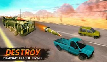 Death Racing Missile Shooter Traffic Rage截图2