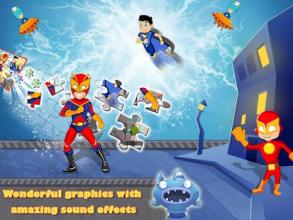 Puzzle Kids Super Hero Shape & Jigsaw Puzzles截图2