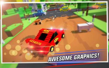 Crossy Brakes - Blocky Driving Game截图1