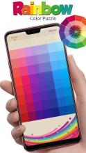 Rainbow Color Puzzle - Hue Wallpaper截图2