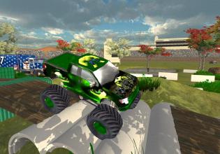 Super Heros Monster Truck Stunt Parking截图4