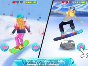 Ski Girl Superstar: Perfect 10 ❤ Winter Snowboard截图3