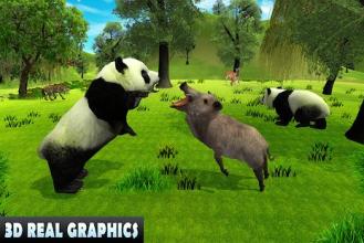 Wild Panda Family Jungle Sim截图1