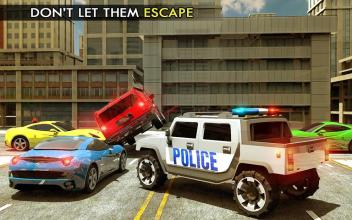 Elevated Police Car Driving Games: Smash Bandit截图2