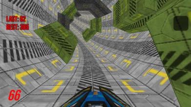 3D Spaceship Infinite Tunnel Survival Rush截图1