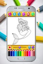 Mermaid Coloring Book截图2