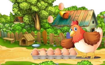 Eggs Catcher Hero : Humpty Dumpty Hen Eggs Game截图5