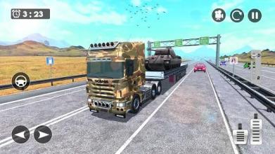 Offroad US Army Truck Driving: Military Transport截图4