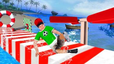 Stuntman Real Water Run Adventures Game截图2