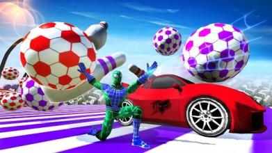 Impossible Mega Ramp Car Stunts Racing Drive截图2