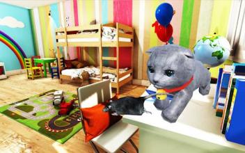 Kitten Cat Craft Simulator :Cute cat in Kids Room截图4