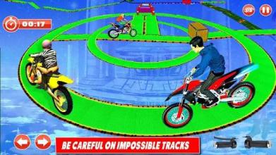 Impossible Crazy Bike Stunt Racing Drive 3D截图3