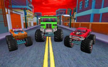 monster truck rally driver racing: high speed race截图1