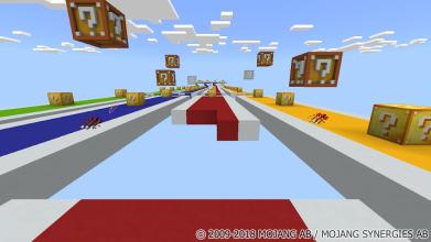 Lucky Blocks Race. MCPE Map截图1