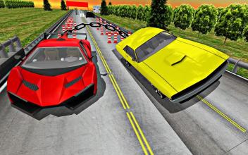 Chained Cars Traffic Racer Chain Break Stunt Game截图2