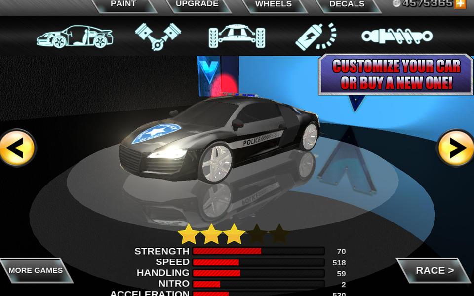 Crazy Driver Police Duty 3D截图2