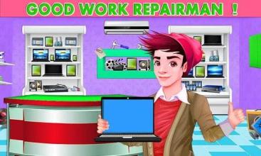 Laptop Repair Shop: Computer Fixing & Building Sim截图2