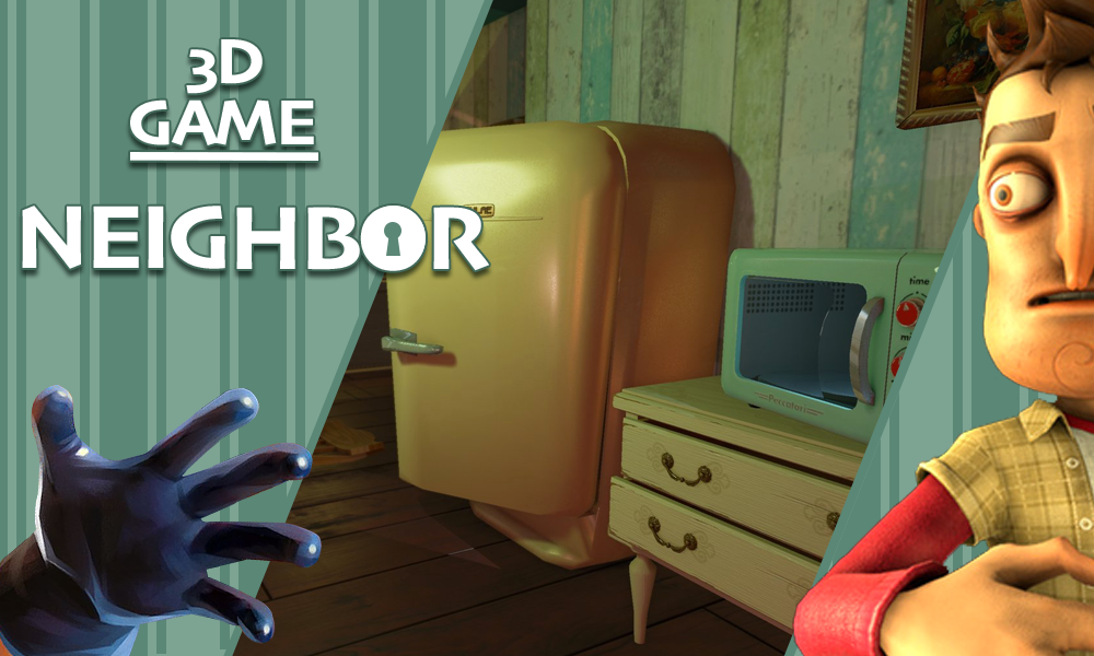 Hello Stealth Horror games 3D Neighbor截图3