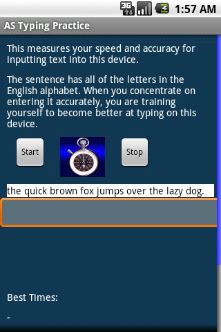 AS Typing Practice截图1
