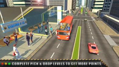 City Coach Bus Driving Sim 2018: Free Bus Game截图1