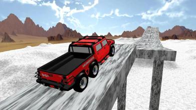 Mountain climbing 4x4 jeep stunt game截图1