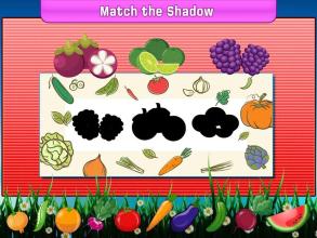 Fruits & vegetables name - kids language game截图4