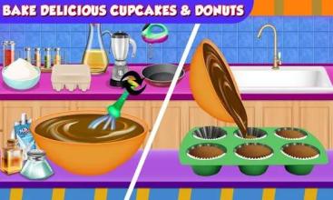 Bakery Cooking & Cashier Simulator: Donuts Cupcake截图1