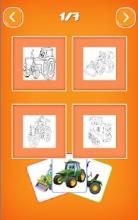 Tractors Coloring Book For Kids截图4