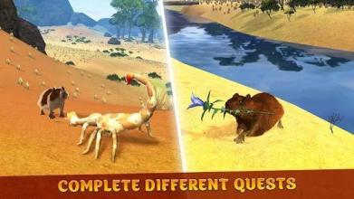 Wild Guinea Pig Life Survival Simulator 3D截图2