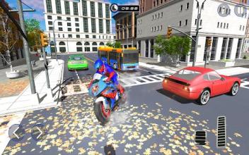 Extreme Bike Super Hero Driving Simulator 2018截图2