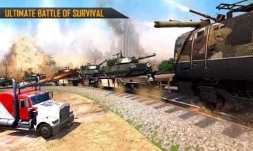 Army Train Shooter : Robot Transformation Game截图2