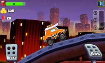 Robot Car Hill Racing - poli games free for kids截图1