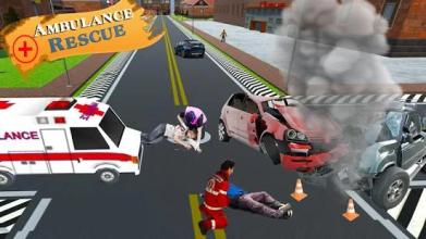 Ambulance Rescue Simulator: Emergency Drive截图3