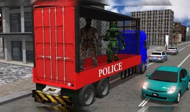 Aliens Transport - Police Transporter Truck截图1