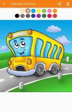 Little Bus Coloring截图2