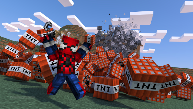 Amazing Spidy Mod for MCPE截图3