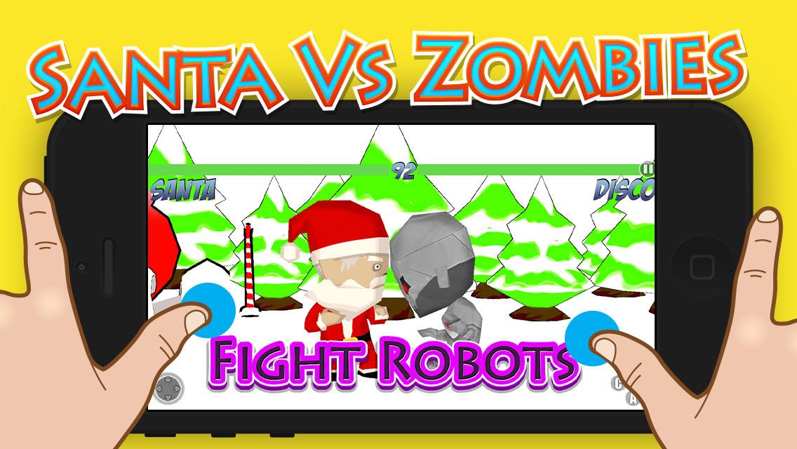 Santa vs Zombies Fight War 3D截图4