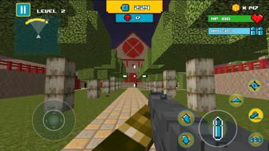 Haunted Block Mansion FPS Mod截图3