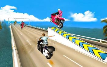 Bike Racing Games Traffic Line Riders of Icarus截图4