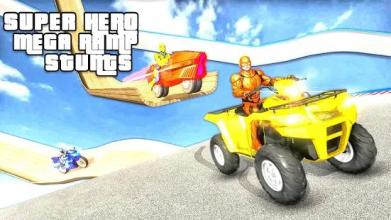 Speed Hero ATV Quad Bike Mega Ramp Stunt Games截图4