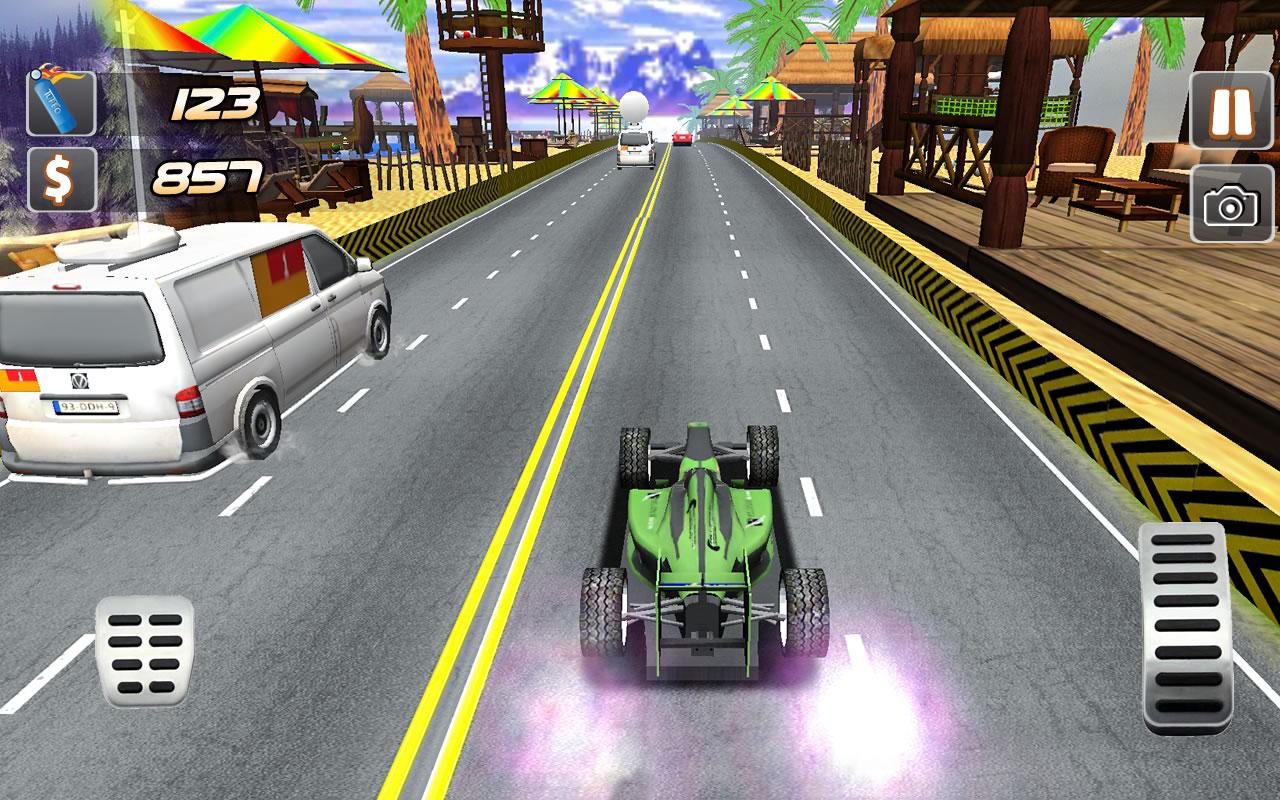 Fast Speed Highway Car Driving: Formula Race Games截图3