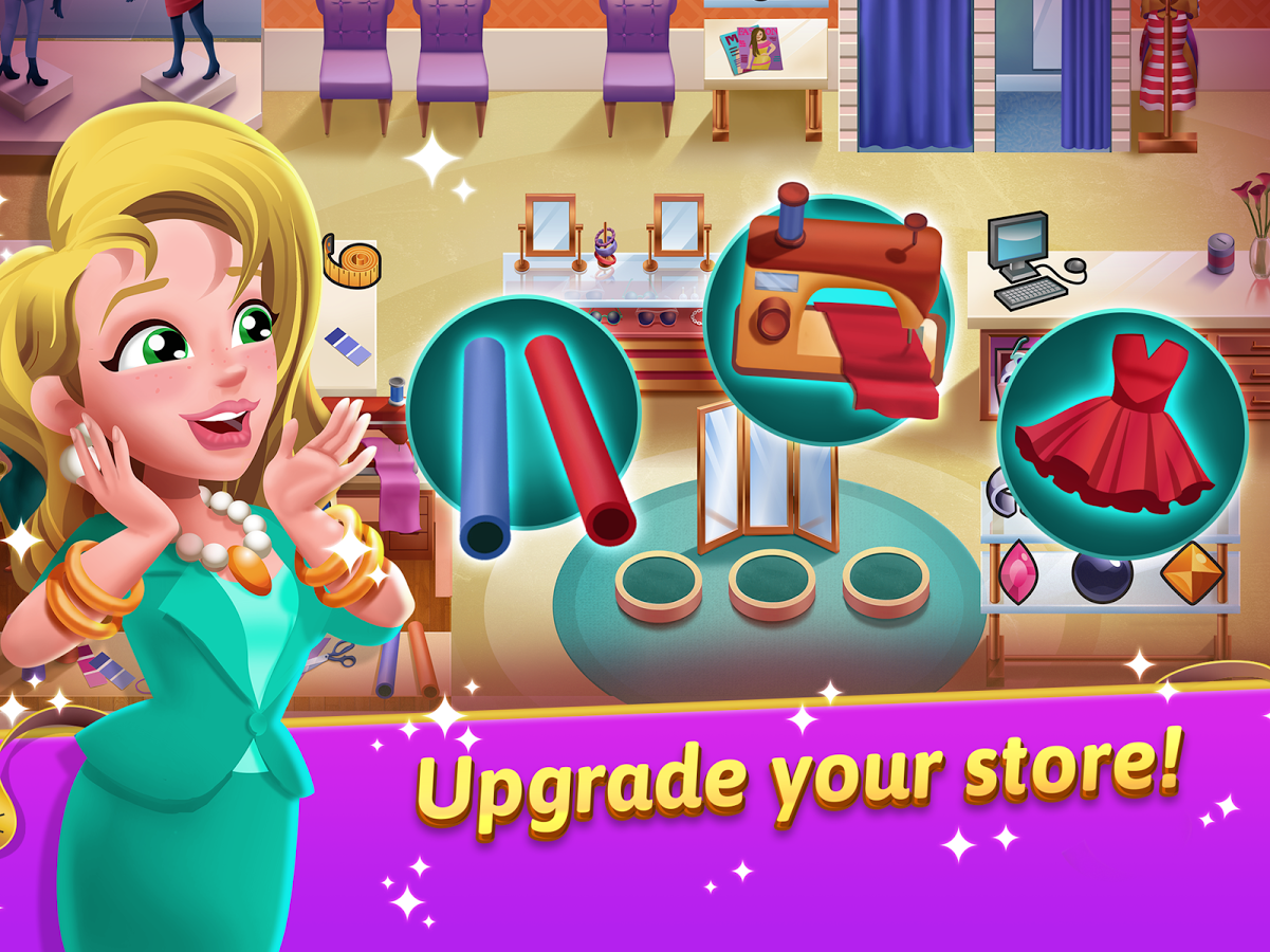 Fashion Salon Dash - Fashion Shop Simulator Game截图3