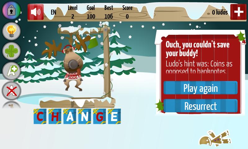 Christmas Hangman Deluxe截图2